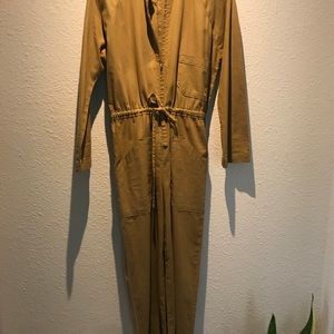 Tan boiler suit